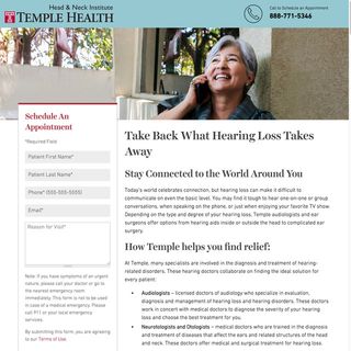 Temple Health Flex Landing