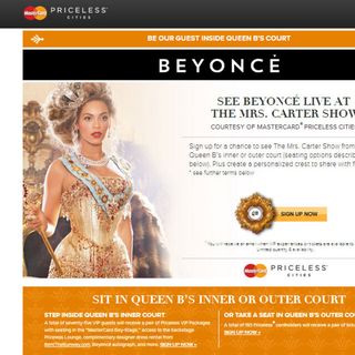 Mastercard Priceless - Beyonce