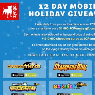 Zynga - 12 Days promotion